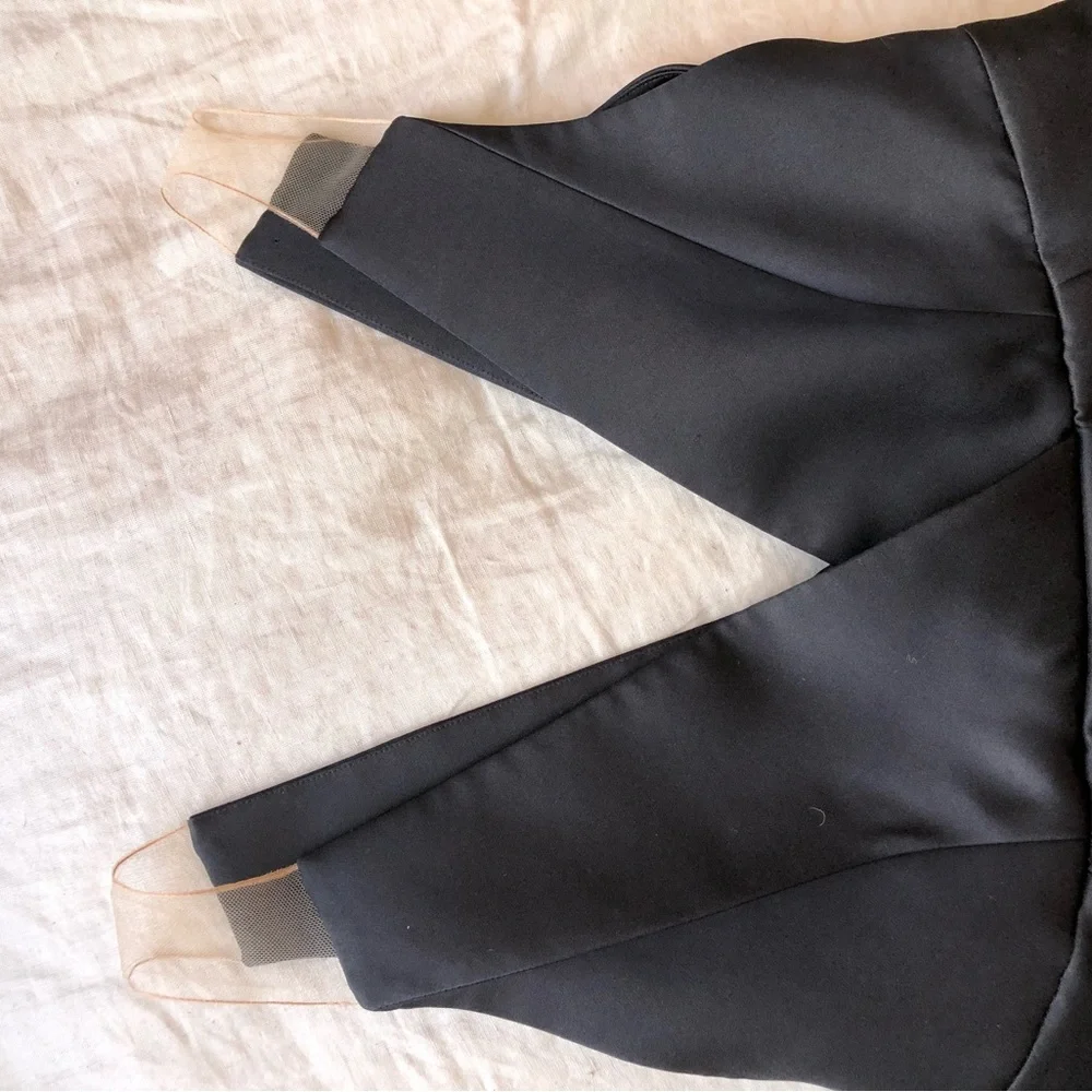 KAUFMANFRANCO Onyx Black Cocktail Dress - Picture 8 of 10